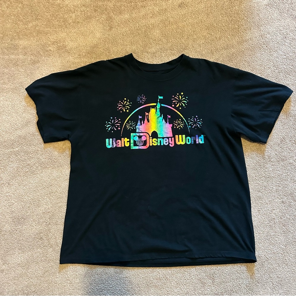Disney T-Shirt with Colorful Castle Design